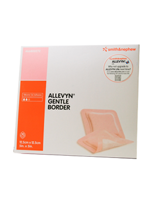 Gentle Border Foam Dressing ALLEVYN, Absorbent, 12.5cm x 12.5cm