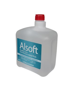 Alsoft Disinfectant Hand Rub Clear 1.2L - Ctn/4