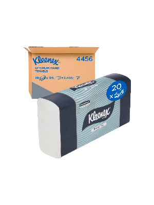 KLEENEX Optimum Ultraslim Hand Towel White - Ctn/20