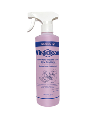 Viraclean® Hospital Grade Disinfectant Spray Bottle 500mL - Each